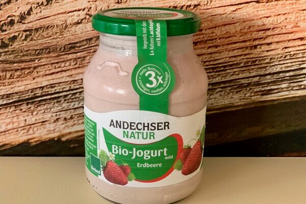 Volle yoghurt mild - aardbeien