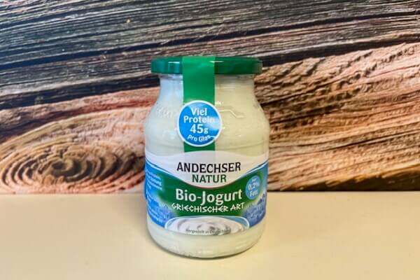 Yoghurt "Griekse" 0,2% vet (in 500g glas ipv 400g beker)