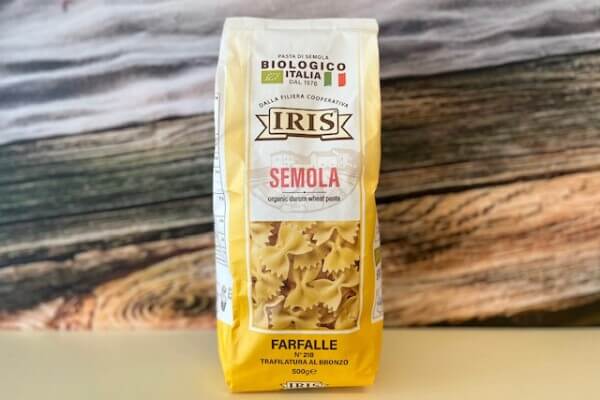 Italiaanse pasta: farfalle (durum tarwe)